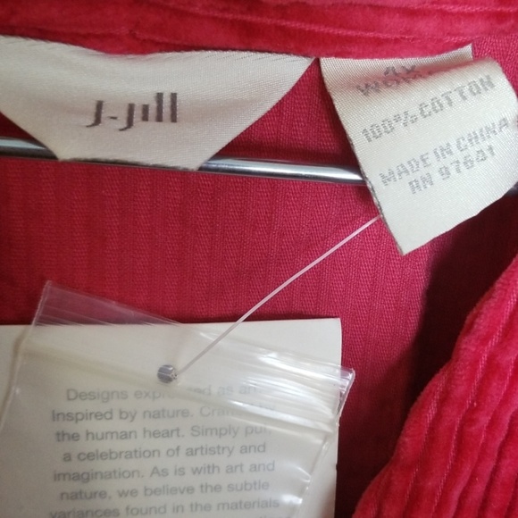 J.jill women's Corduroy blazer jacket size 4X - Picture 5 of 8